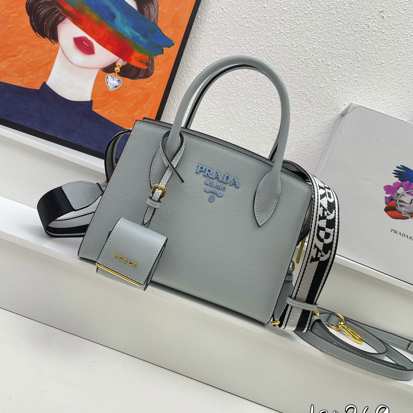 Pra*a top handle bags